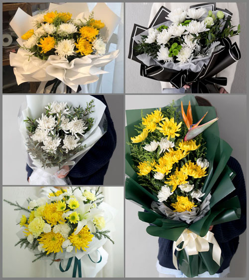 广东江门市台山市北陡镇平山蓢村白事花束代送
